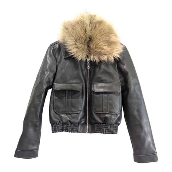 NWOT Urban Outfitters Silence & Noise Faux Fur Jacket Small - Picture 5 of 9